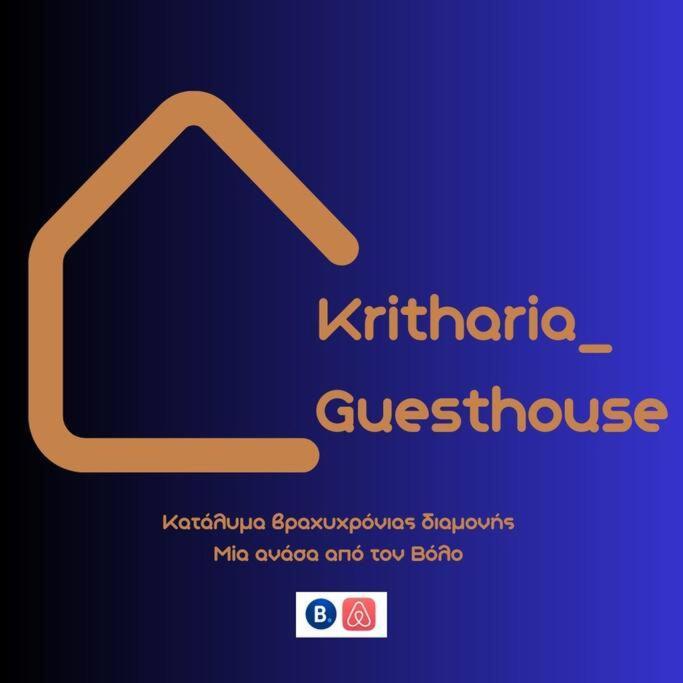 Kritharia Guesthouse Volos Kritharia (Thessalia) Exterior foto